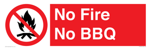 No Fire No BBQ